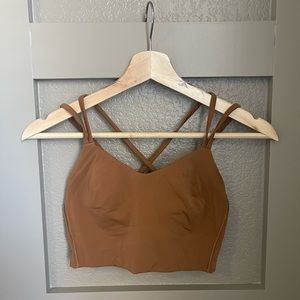 Lululemon Like a cloud longline bra brown